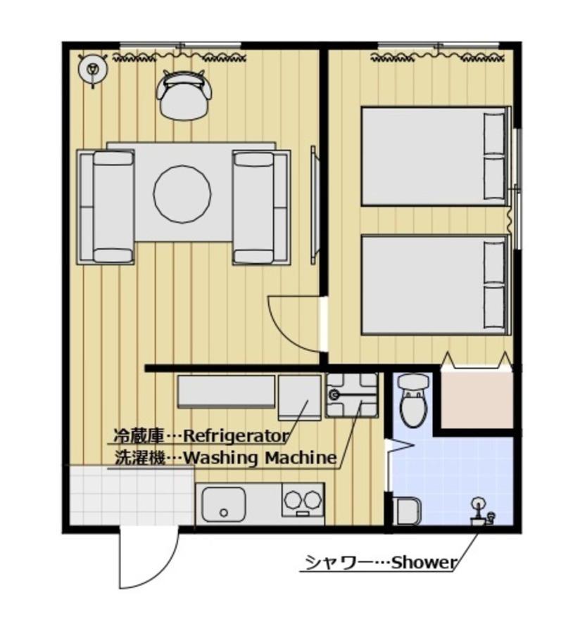 Type B Room 40平米 -ウル エスポワール那覇- Naha Eksteriør billede